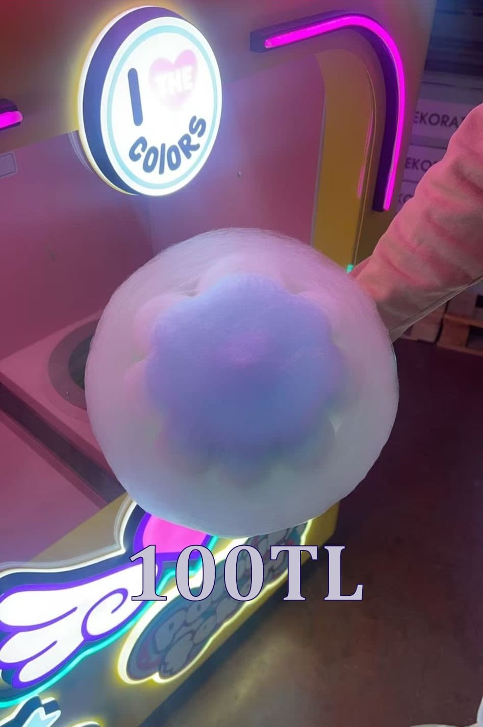 Pamuk Şeker Otomatı Detay